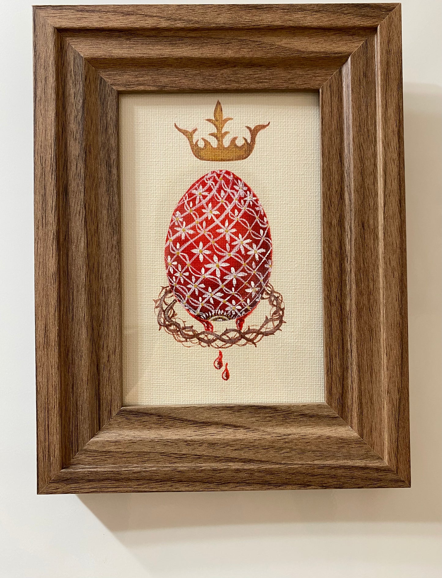 Picturǎ de Paşte, acrilic pe pânzǎ