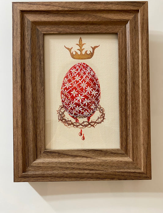 Picturǎ de Paşte, acrilic pe pânzǎ
