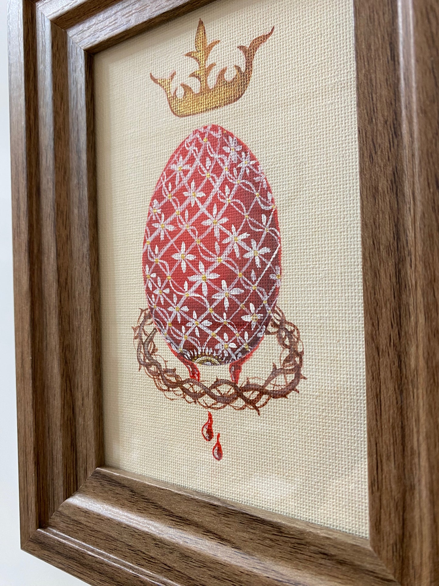 Picturǎ de Paşte, acrilic pe pânzǎ