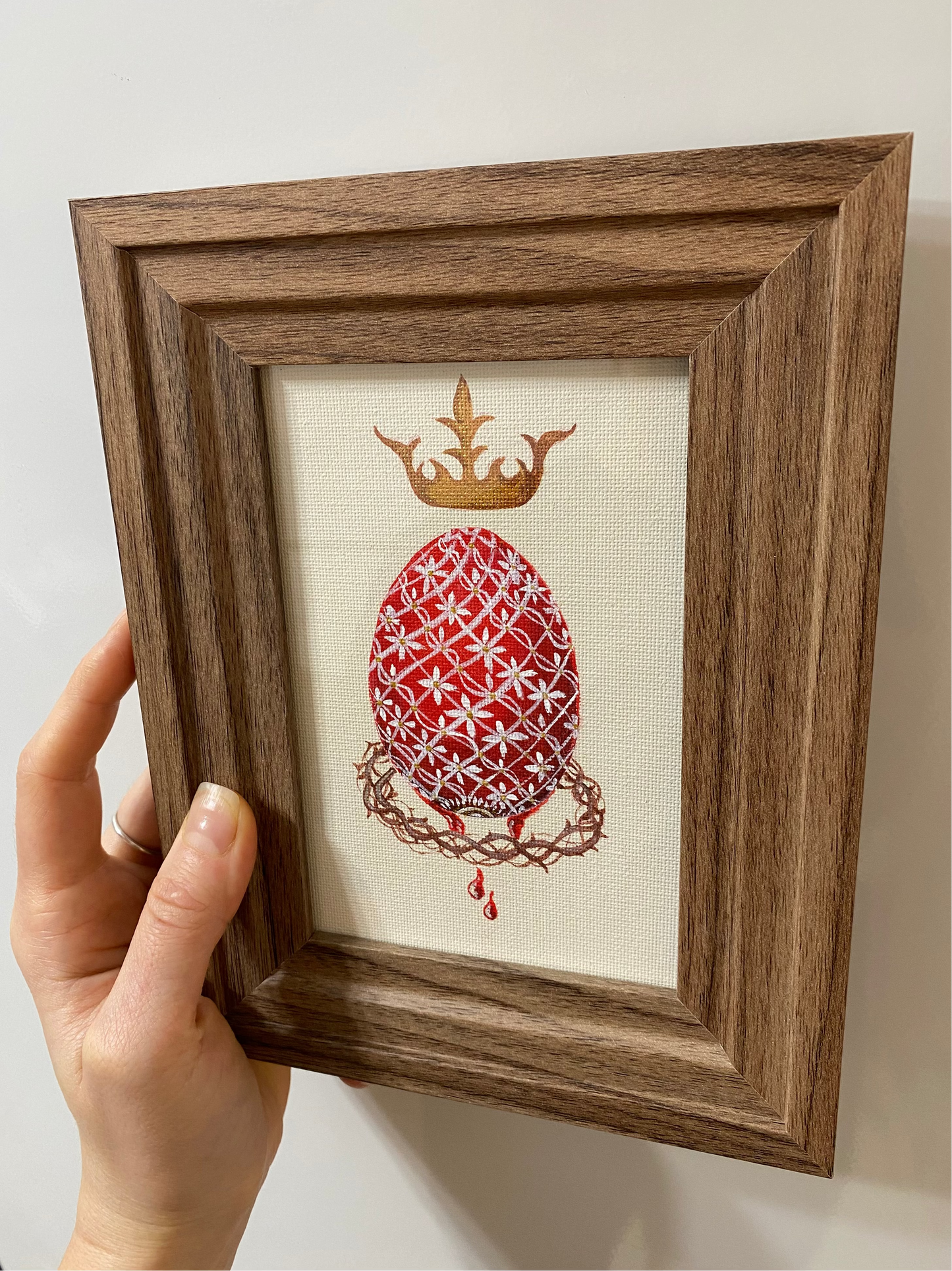 Picturǎ de Paşte, acrilic pe pânzǎ